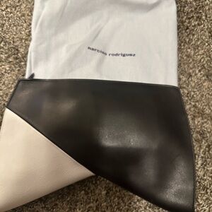 Narciso Rodriguez Two-Tone Black and White Clutch. NWT